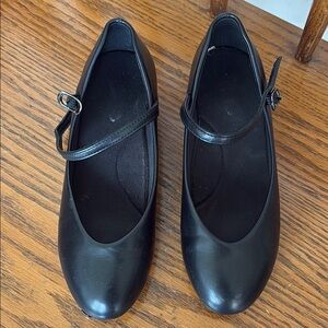 Classic Black Mary Jane Character Shoes—Size 4